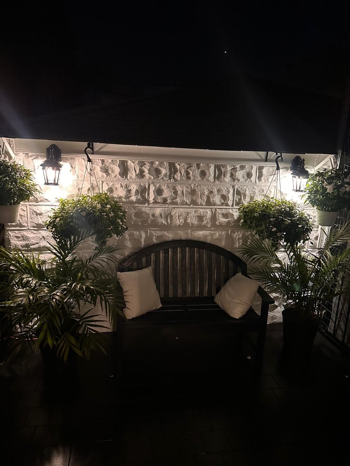 A patio in Queens, carefully done